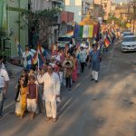 फाफाडीह में प्रभात फेरी निकाल जन-जन तक पहुंचाया भगवान महावीर का संदेश