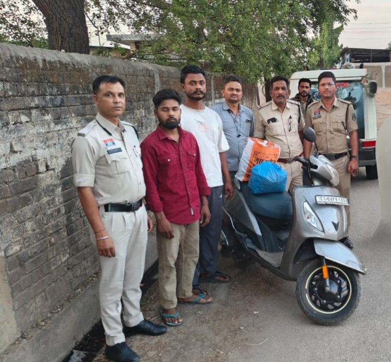 अवैध रूप से बिकी हेतु परिवहन करते मादक पदार्थ गांजा के 2 गिरफ्तार