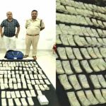 कार से 75 लाख कैश जब्त, दो लोगों को हिरासत में लेकर पूछताछ कर रही पुलिस