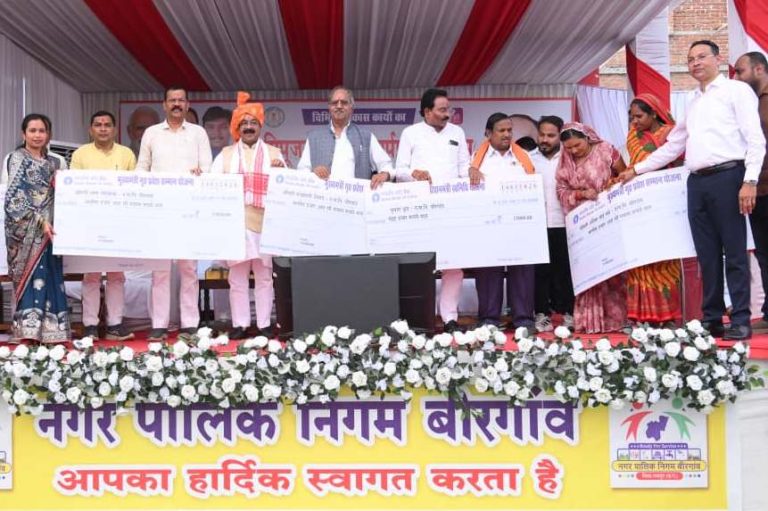 उप मुख्यमंत्री साव ने 55 करोड़ के विकास कार्यों का किया लोकार्पण