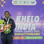 खेलो इंडिया ट्राइबल गेम्स 2026 : कर्नाटक की मनीषा जोंस सिद्दी ने जीता गोल्ड