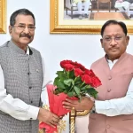 मुख्यमंत्री विष्णुदेव साय से पुलिस प्राधिकरण के नव पदस्थ सदस्य राजीव श्रीवास्तव ने की सौजन्य भेंट