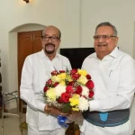 राज्यपाल रमेन डेका ने रमन सिंह के निवास पहुंचकर जाना उनका कुशलक्षेम