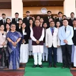 मुख्यमंत्री विष्णु देव साय से प्रशिक्षु न्यायाधीशों ने की सौजन्य मुलाकात