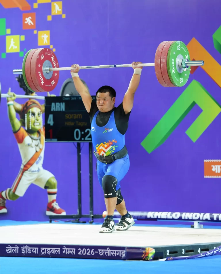 अरुणाचल के रुबा ताडु ने रचा इतिहास: पुरुष 88 किग्रा भारत्तोलन में जीता स्वर्ण पदक