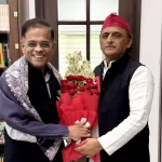 यूपी के पूर्व सीएम अखिलेश यादव से अमित जोगी ने की मुलाकात