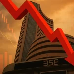 आज भारतीय शेयर बाजार खुला भारी गिरावट के साथ, सेंसेक्स-निफ्टी 2 % से ज्यादा गिरे, 9 लाख का हुआ नुकसान