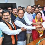 राज्यसभा चुनाव: भाजपा प्रत्याशी लक्ष्मी वर्मा ने नामांकन दाखिल किया