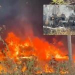 अस्पताल परिसर में आग लगने से मचा हड़कंप, कई गाड़ियां जलकर खाक