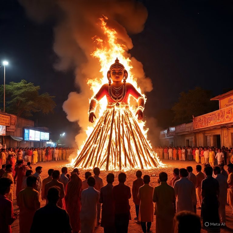 राजधानी में होलिका दहन का पर्व हर्षोल्लास के साथ मनाया गया