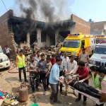 LPG सिलेंडर फटने से भिवाड़ी में 7 लोग घायल