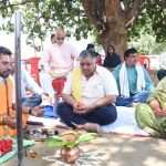 कैबिनेट मंत्री राजेश अग्रवाल ने 283 लाख रूपए के विकास परियोजनाओं का किया भूमिपूजन