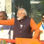 चेन्नई से पुडुचेरी पहुंचे प्रधानमंत्री मोदी, पुडुचेरी में किया रोड शो