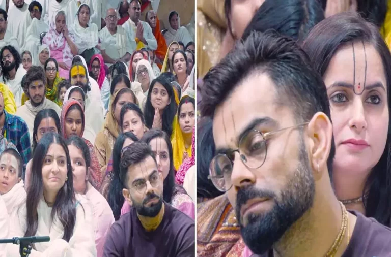 वृंदावन में विरूष्का: अक्षय तृतीया पर प्रेमानंद महाराज के दर पहुंचे विराट-अनुष्का, लिया आशीर्वाद