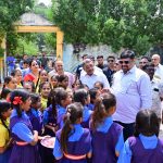 शिक्षा मंत्री गजेन्द्र यादव ने दुर्ग के प्राथमिक विद्यालय का किया निरीक्षण