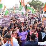 महिला आरक्षण बिल पास नहीं होने पर बीजेपी का जन आक्रोश रैली