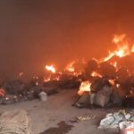 भीषण आग से मचा हड़कंप: कांकेर की राइस मिल में धान-बारदाना राख