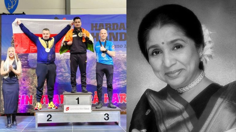 स्वर्ण पथ पर श्रिमंत: पैरा आर्मरेसलिंग में जीता गोल्ड, आशा भोसले को समर्पित किया अपना पदक