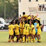 महिला फुटबॉल में छत्तीसगढ़ का शानदार प्रदर्शन, झारखंड को हराकर जीता स्वर्ण पदक