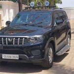 मुख्यमंत्री विष्णुदेव साय के सुरक्षा काफिले में बदलाव, नई स्कॉर्पियो गाड़ियाँ शामिल।