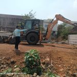 अवैध प्लाटिंग पर निगम का बुलडोजर: कौशल्या विहार के पास अवैध निर्माण रोका, जोन 10 ने तत्काल हटाई सड़कें