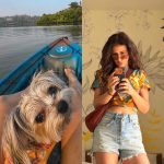 फातिमा सना शेख ने पालतू बिजली के साथ बीच और पहाड़ों में बिताई छुट्टियों की खूबसूरत झलकियाँ शेयर कीं