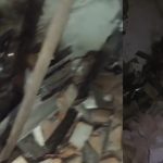 निर्माणाधीन बिल्डिंग की दीवार गिरी, मलबे में दबा परिवार; दंपति और मासूम घायल