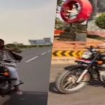 रील के लिए मौत से खेल: बुलंदशहर हाईवे पर युवती का खतरनाक स्टंट वायरल