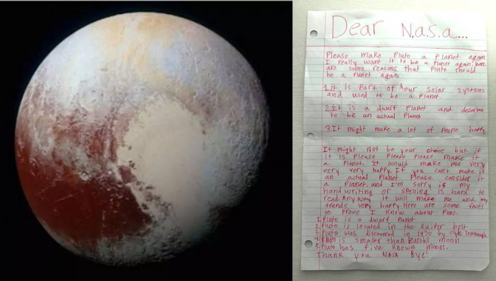 क्या प्लूटो फिर बनेगा ग्रह? 10 साल की बच्ची के खत पर NASA प्रमुख का दिलचस्प जवाब