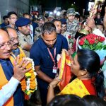 पश्चिम बंगाल में भाजपा की ऐतिहासिक विजय के बाद मुख्यमंत्री विष्णुदेव साय का रायपुर आगमन पर भव्य स्वागत
