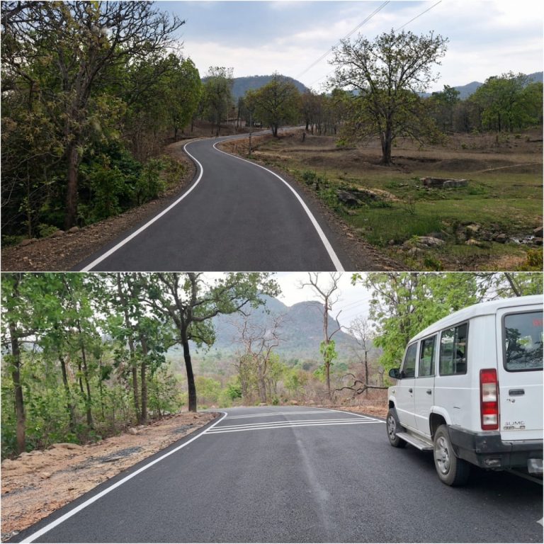 पहाड़ों के बीच बसाहट तक पहुँची नई उम्मीद, जामभाठा-सोनारी में बनी पक्की सड़क, विशेष पिछड़ी जनजाति परिवारों का आवागमन हुआ आसान