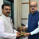 राज्यपाल डेका से केन्द्रीय ग्रामीण विकास राज्य मंत्री पासवान ने किया सौजन्य भेंट