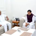 किसान हितों पर हुई चर्चा, दिग्विजय सिंह और मोहन यादव की मुलाकात