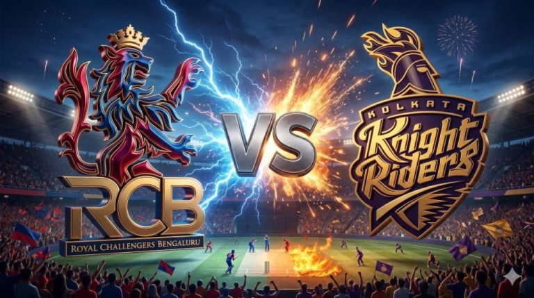 आईपीएल 2026: KKR vs RCB: रायपुर की विशाल बाउंड्री पर होगी छक्कों की बारिश! पिच रिपोर्ट से लेकर हेड-टू-हेड रिकॉर्ड तक, जानें सब कुछ