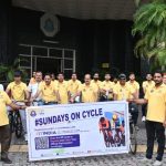 फिट इंडिया की अनोखी पहल: जीएसटी और कस्टम्स विभाग ने निकाली साइकिल रैली, स्वास्थ्य जागरूकता का दिया संदेश