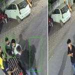 नशे की हालत में कॉलोनी में की मारपीट, CCTV में कैद हुई वारदात