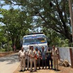 अवैध खनिज परिवहन पर बड़ी कार्रवाई: बिना अभिवहन पास चूना पत्थर गिट्टी से भरे 3 ट्रेलर जब्त