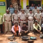 किसान के जाल में फंसकर जंगली सूअर की मौत, 4 गिरफ्तार