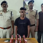 खैरागढ़ में अवैध शराब तस्करी पर पुलिस का शिकंजा, 58 पौवा शराब और बाइक जब्त, दो आरोपी जेल भेजे गए