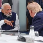 G7 शिखर सम्मेलन के दौरान प्रधानमंत्री नरेंद्र मोदी और अमेरिकी राष्ट्रपति डोनाल्ड ट्रंप की मुलाकात