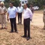 कलेक्टर व एसपी ने हेलीपैड एवं कृषि महाविद्यालय ऑडिटोरियम कार्यक्रम स्थल का लिया जायजा