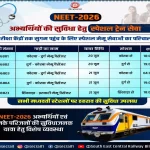 NEET- 2026 परीक्षा के मद्देनजर दक्षिण पूर्व मध्य रेलवे की विशेष तैयारियां!