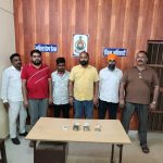 माहला ढाबा के ठीक पीछे चल रहा था जुआ खेल,छः गिरफ्तार, एक लाख 10 हजार जब्त