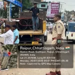 रेलवे स्टेशन चौक से संजय गांधी चौक तक चला अतिक्रमण हटाओ अभियान