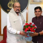 राज्यपाल रमेन डेका से उच्च शिक्षा मंत्री टंक राम वर्मा की सौजन्य भेंट, उच्च शिक्षा की गुणवत्ता बढ़ाने पर हुई चर्चा
