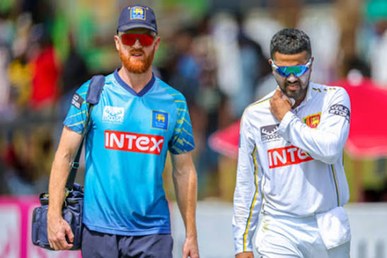 गाले टेस्ट में श्रीलंका को झटका: चांदीमल चोटिल, स्कैन के लिए अस्पताल भेजे गए