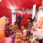 मुख्यमंत्री विष्णु देव साय ने परिवारजनों के साथ विधि-विधान से की गणपति की स्थापना और पूजा-अर्चना