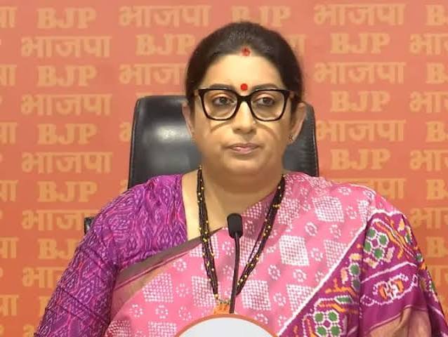 बीजेपी ने जारी की नई सूची, स्मृति ईरानी छत्तीसगढ़ प्रभारी नियुक्त