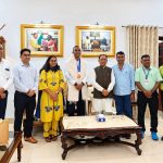 छत्तीसगढ़ आगमन पर अनिमेष कुजूर का हुआ जोरदार स्वागत