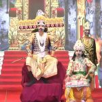 छठवें दिवस हुई लंकादहन की भव्य लीला, कलाकारों का हुआ सम्मान